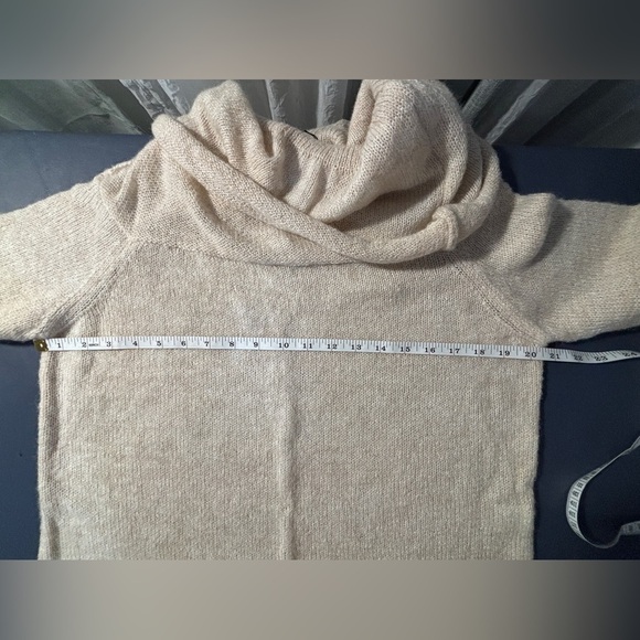 Beige Sweater Size Small S Cowl Neck Wool Blend Promesa New With Tags SKU 5 - Picture 9 of 9